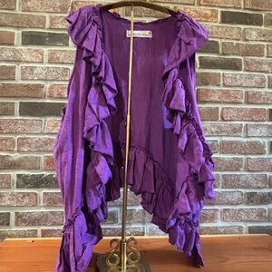 Heavy linen XXL vest